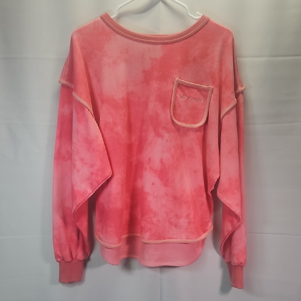 Converse Pink Tie-Dye Sweatshirt